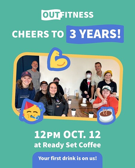 Out Fitness 3 anniversary